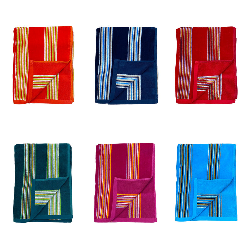 Pack promo : serviettes éponge velours Jacquard Milonga médium - Le comptoir de la plage