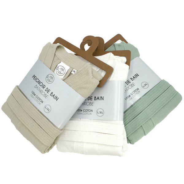 Peignoir de bain 355g/m² - Waffle