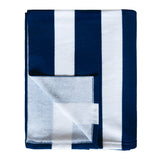 Serviette de plage imprimée microfibre - Rayada Marine - 140x170cm - 220 gm² Taille XL
