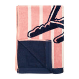 Serviette de plage éponge velours Jacquard- Relax - 90x170cm - 400g/m² - Taille L