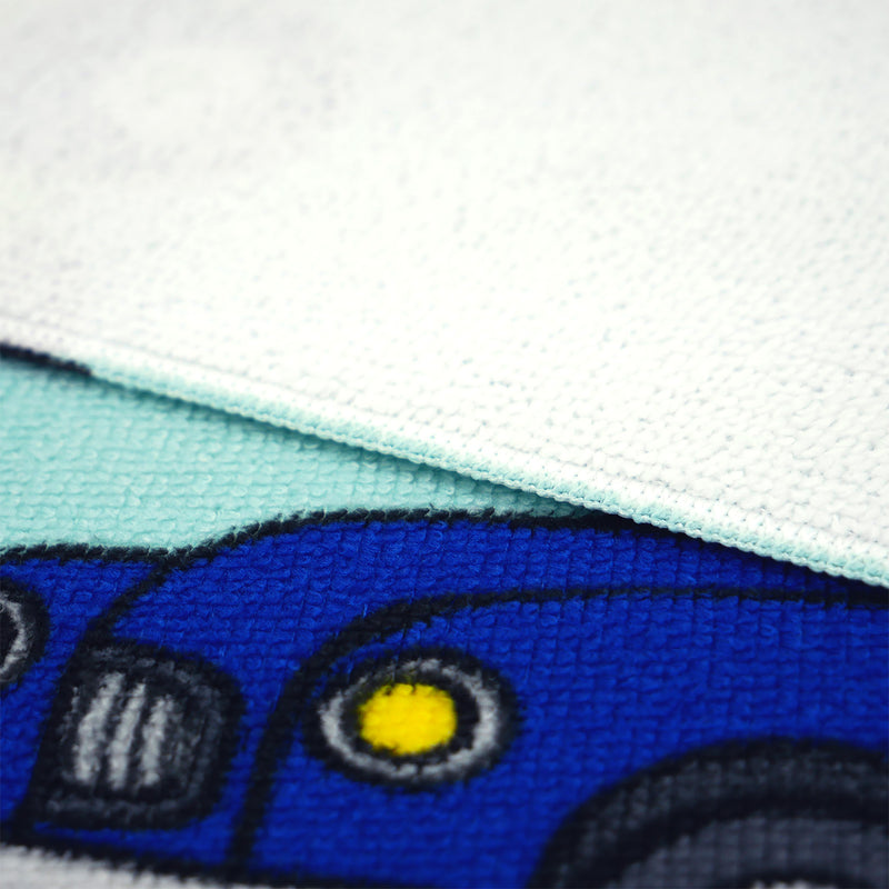 Serviette de plage enfant microfibre Multicolore 70x140 250g/m² - Cars