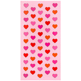 Serviette de plage enfant microfibre Rose 70x140 250g/m² - Coeurs