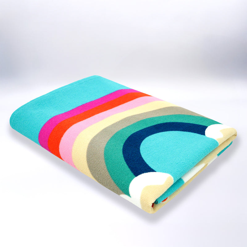 Serviette de plage enfant microfibre Multicolore 70x140 250g/m² - Koala