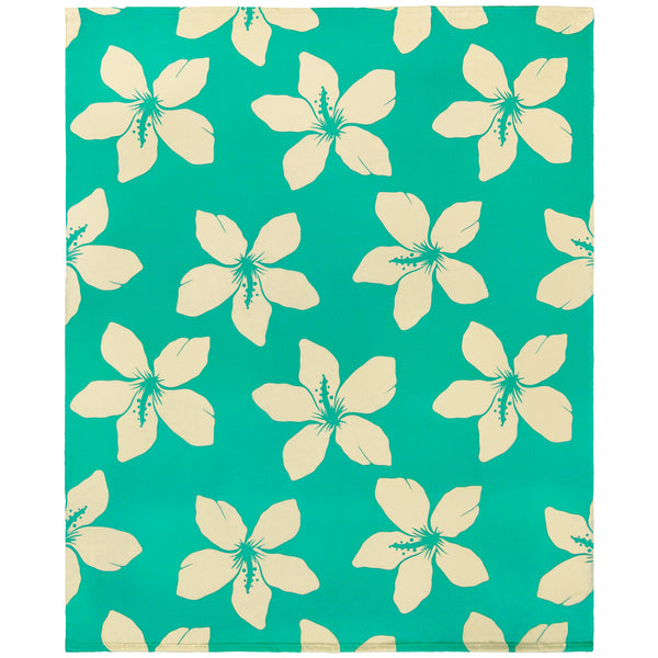 Serviette de plage XL microfibre Vert 140x170 220g/m² - Alyzee