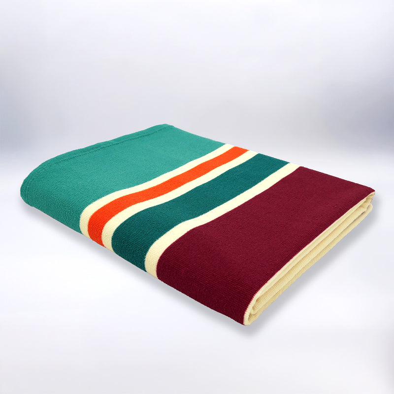 Serviette de plage XL microfibre Multicolore 140x170 220g/m² - Antiparos