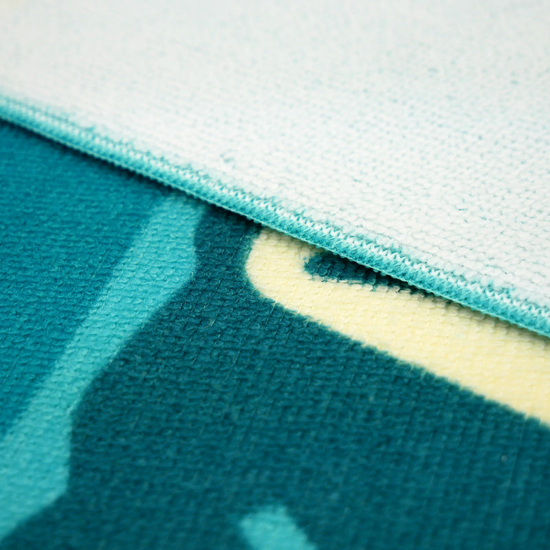 Serviette de plage microfibre Bleu 90x170 250g/m² - Bodri