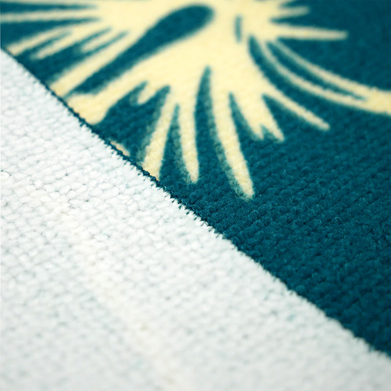 Serviette de plage microfibre Bleu 90x170 220g/m² - Serifos