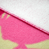 Serviette de plage microfibre Rose 90x170 220g/m² - Tropea