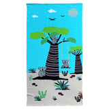 Pack Serviette de plage  enfant microfibre Swing et Lindy