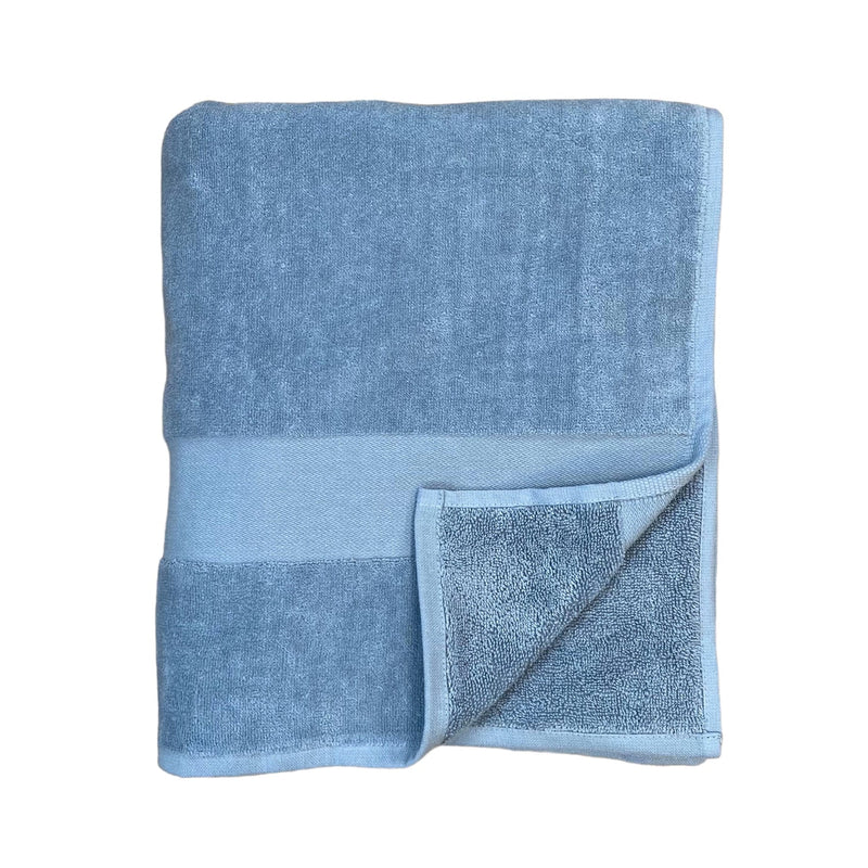 Serviette de bain en coton unie Classy Quarry - Le comptoir de la plage