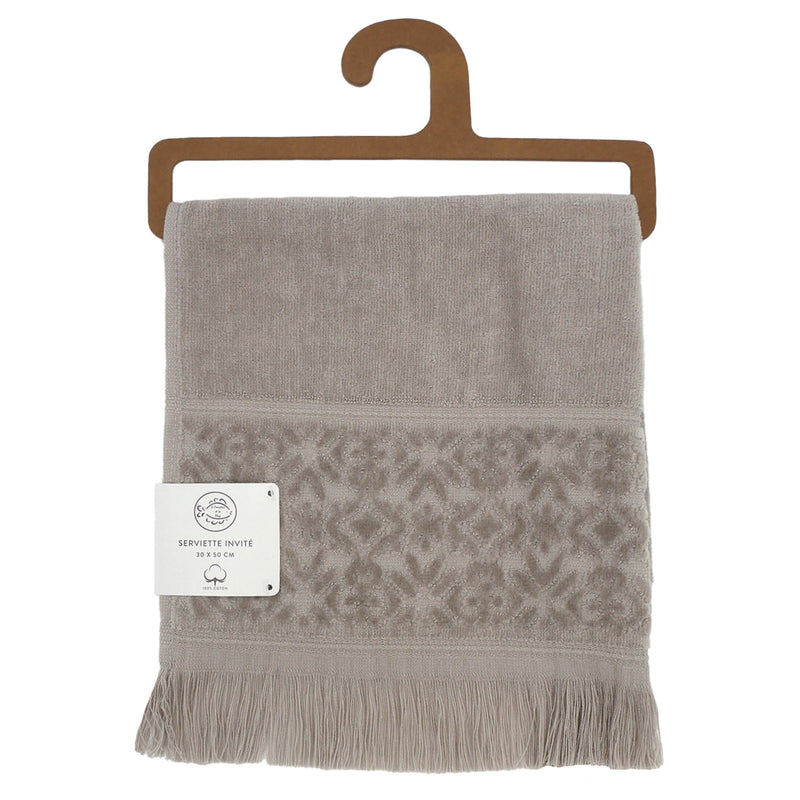 Serviette invité 30x50cm 420g/m² - Romance