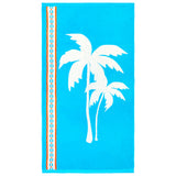 Serviette de plage éponge velours Jacquard - Tigaki - 90x170cm - 400g/m² - Taille L