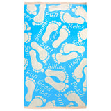 Serviette de plage éponge velours Jacquard Toledo 100x175 470g/m² - Taille L