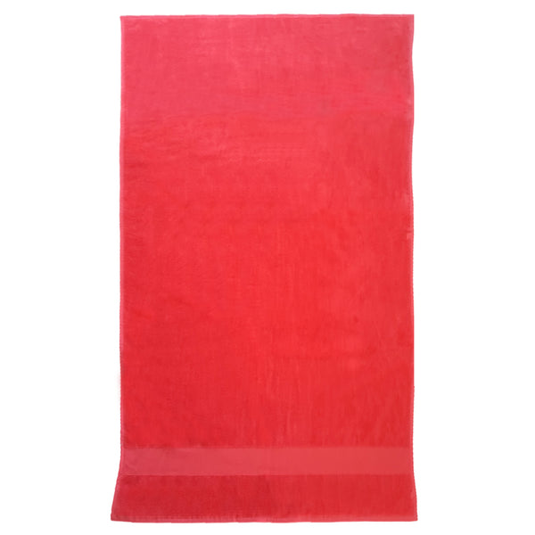 Serviette de bain éponge velours unies Classy Paradise - Le comptoir de la plage