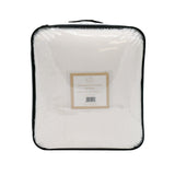 couverture cocoon off white 220x240 cm, 610g/m² recto imitation lapin et verso imitation mouton, ultra douce pour un confort chaleureux
