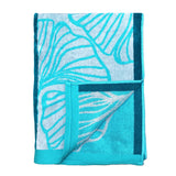 Serviette de plage éponge velours Jacquard Benijo -Taille L