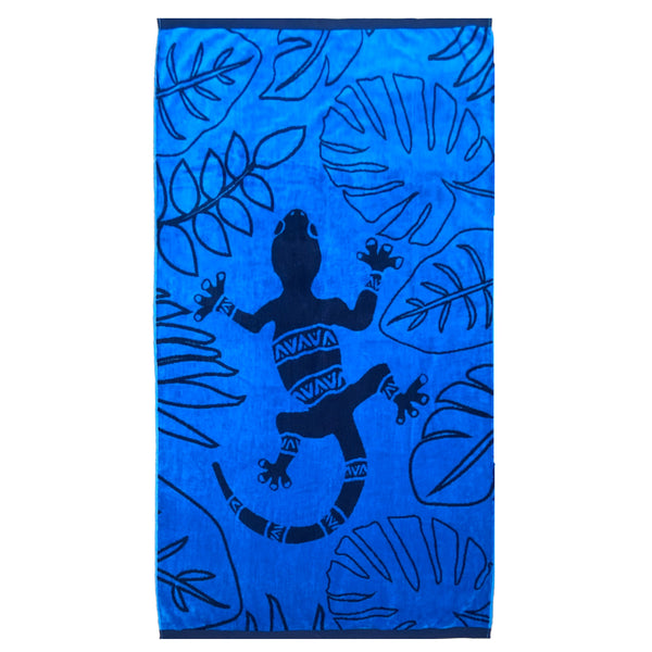 Serviette de plage éponge Velours Jacquard Festo Taille L 90x170cm