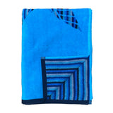 Serviette de plage éponge Velours Jacquard Fiski 75x150cm - Le comptoir de la plage