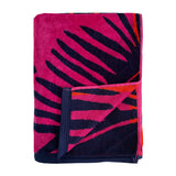 Serviette de plage éponge Velours Jacquard Mosquito - Taille L 90x170cm