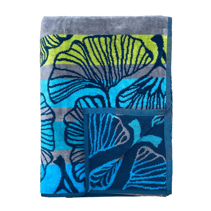 Serviette de plage éponge velours Jacquard Playamar - Taille L