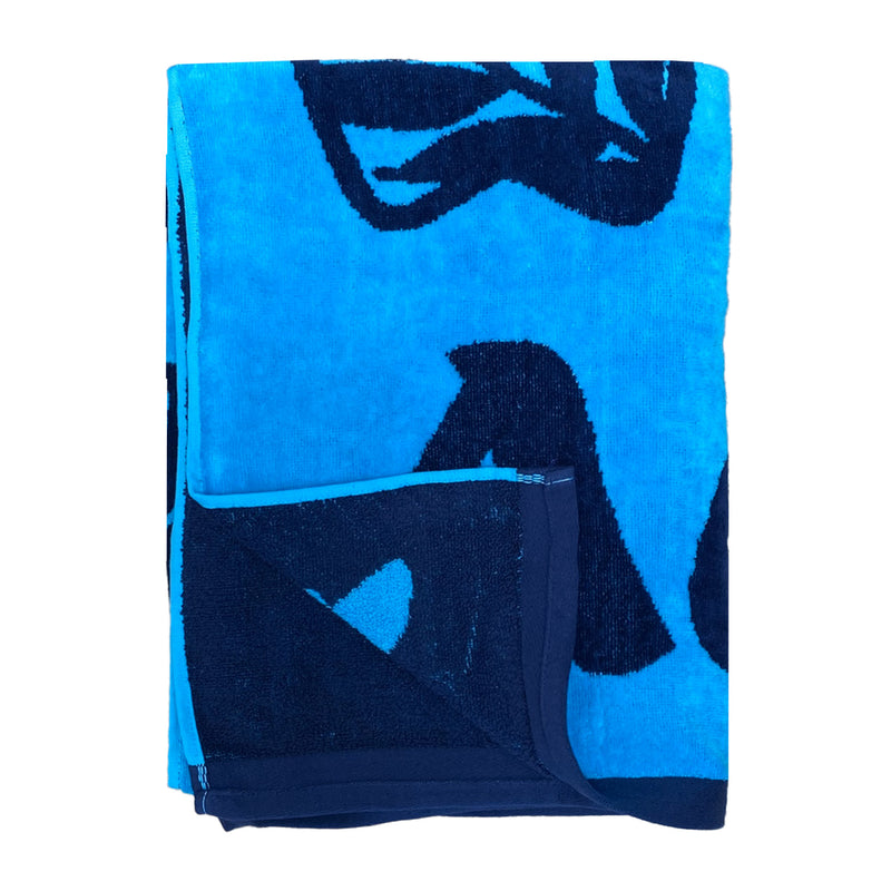 Serviette de plage éponge Velours Jacquard Zalia