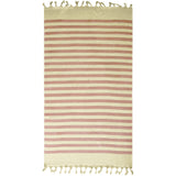 fouta doublée éponge fidji cannelle 90x160 cm, 100 % coton 340 g/m², épaisse et absorbante, idéale pour la plage, piscine ou salle de bain et en paréo. 
