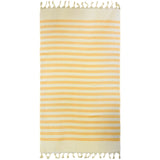 fouta doublée éponge 90x160 340g/m²  fidji tournesol 100% coton, douce, absorbante et élégante, idéale pour la plage, la piscine ou la maison.