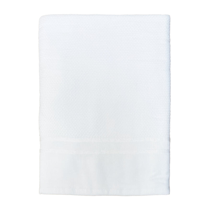 Fouta coton doublée éponge Waffle 90x170cm 355gm²