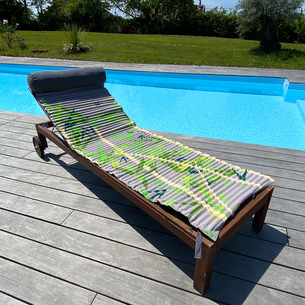 Matelas de plage bamboo tendance et pratique