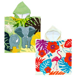 Pack Ponchos microfibre enfant  Elephant et Lindy