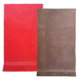 Pack Serviettes de bain éponge velours unies Classy Paradise Taupe - Le comptoir de la plage