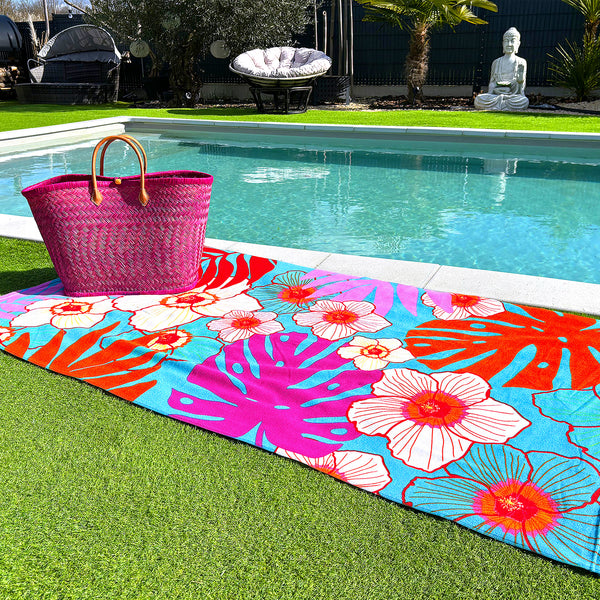 Serviette de plage microfibre Belleza 90x170cm