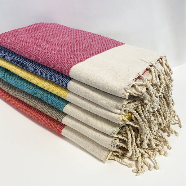 Fouta plate Nid d'Abeille Athena
