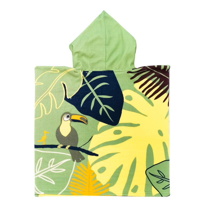 Pack enfant Elephant un Poncho et une Serviette de plage microfibre 100% polyester