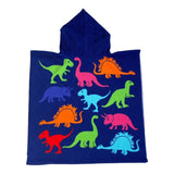 Poncho  de bain enfant microfibre Dino