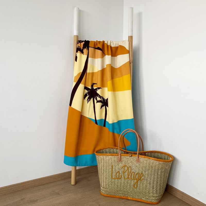 Serviette de plage microfibre Dunes 90x170cm