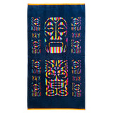 Serviette de plage éponge Velours Jacquard Maski 75x150cm