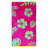 Serviette de plage éponge Velours Jacquard Towy 75x150cm - Le comptoir de la plage