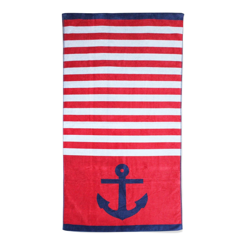 Serviette de plage éponge Velours Jacquard Lunan Taille L