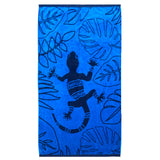 serviette de plage éponge velours jacquard festo taille L 90x170cm   400 g/m² absorbante et légère, parfaite pour plage ou piscine.