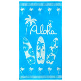 serviette plage velours jacquard prima 100 % coton 90x170 cm, 400 g/m², douce, absorbante et confortable, pour plage, piscine