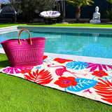 serviette de plage microfibre lindy 70x140 cm, 250 g/m², 100 % polyester, légère et peu encombrante, idéale pour les sorties à la piscine ou à la plage pour un adulte ou en famille