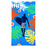 serviette de plage microfibre paulo 90x170 cm, 250 g/m², 100 % polyester, légère et peu encombrante, idéale pour les sorties à la piscine ou à la plage pour un adulte ou en famille