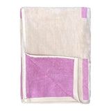 Serviette de plage éponge Velours Jacquard Summertime - Taille L 90x170cm