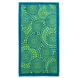 Serviette de plage éponge velours Jacquard Wax 90x160 400g/m²