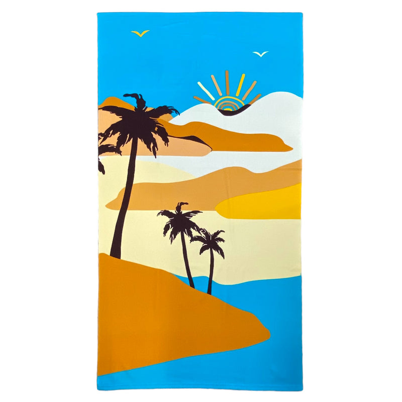 Serviette de plage microfibre Dunes 90x170cm