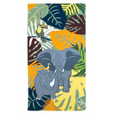 Serviette de plage microfibre Elephant 70x140cm