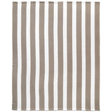 serviette de plage microfibre rayada taupe 140x170 cm 220g/m² motifs rayures douce et absorbante, idéale pour la piscine ou la plage,