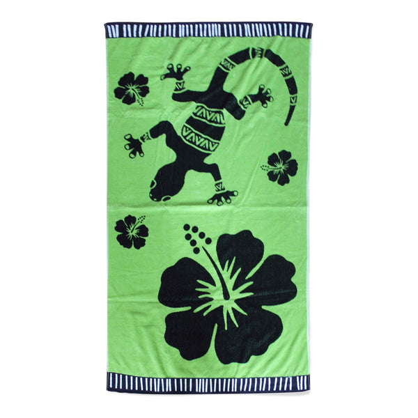 Serviette de plage éponge Velours Jacquard Zurka Taille L