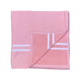 Fouta gaufrée coton rose - Le comptoir de la plage